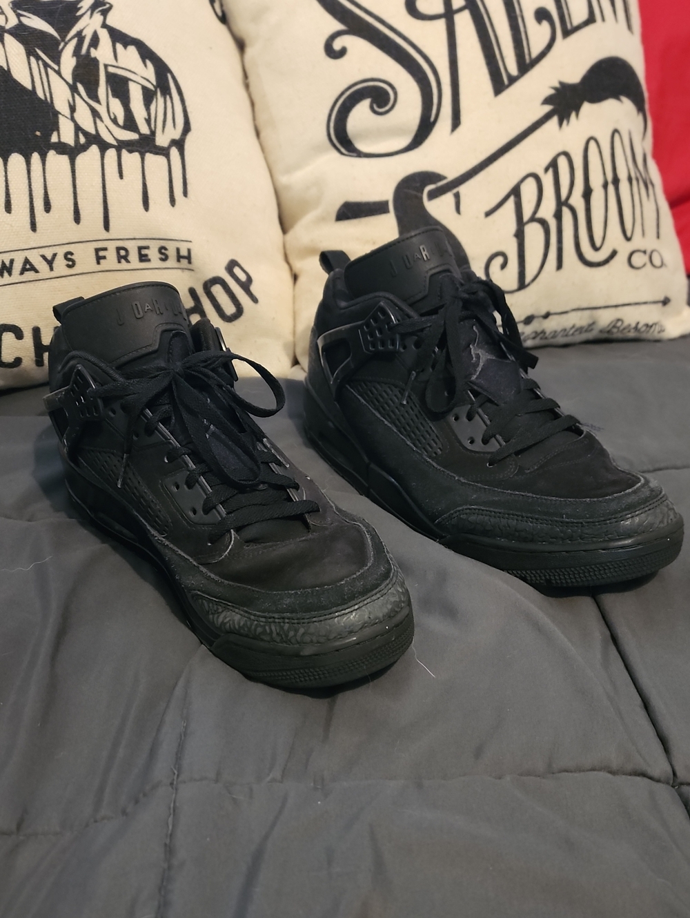 Air Jordan Spizike Black Cat Sneakers Size 13 Mens - Clean!